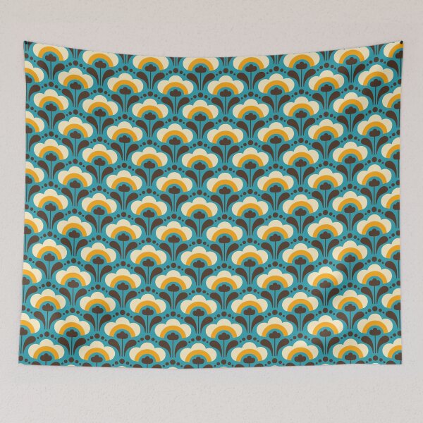 Item preview, 0968 - retro flowers designed and sold by RouCouCou.