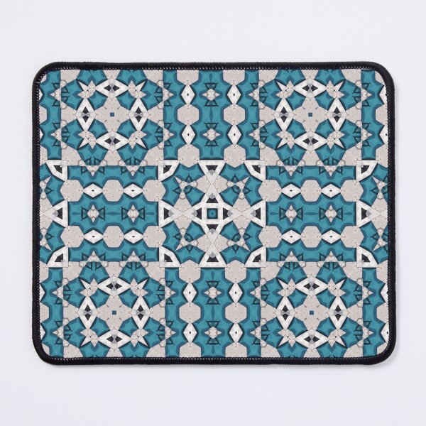Item preview, Turquoise Tiles Mosaic Pattern by Jenny Meehan 7 designed and sold by Jenny Meehan Art Prints and Patterns .