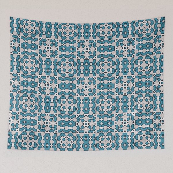 Item preview,  Turquoise Tiles Mosaic Pattern  by Jenny Meehan 7 designed and sold by Jenny Meehan Art Prints and Patterns  .