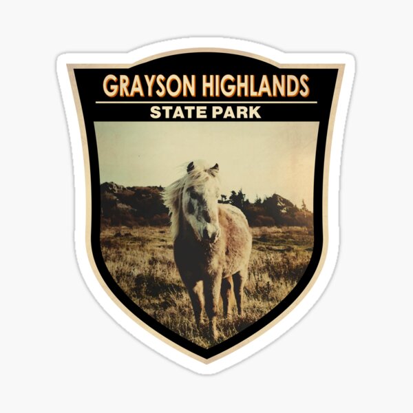 Item preview, Grayson Highlands State Park Virginia Watercolor Badge designed and sold by KrisSidDesigns.