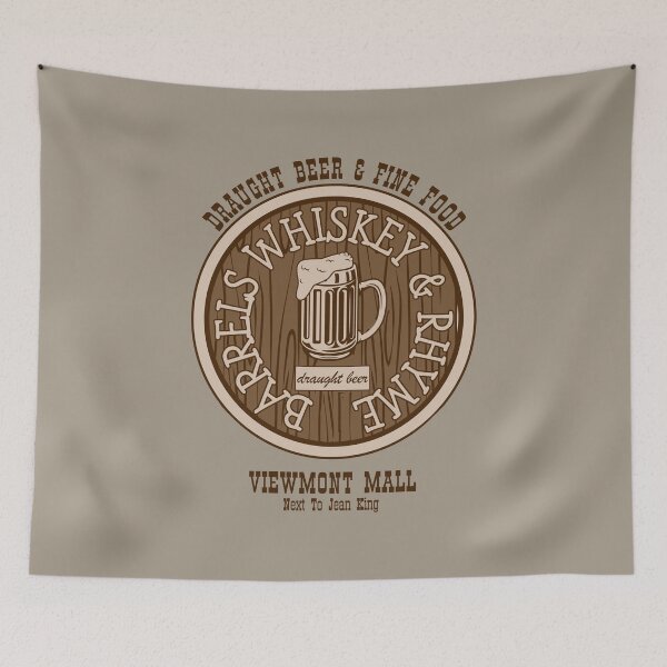 Item preview, Barrels, Whiskey & Rhyme, Viewmont Mall designed and sold by TeeArcade84.