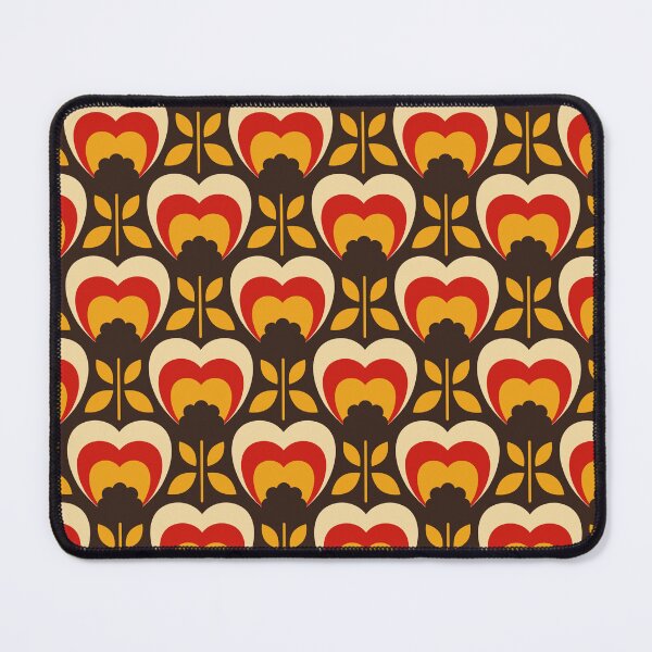 Item preview, 0971 - love flowers, brown / red designed and sold by RouCouCou.