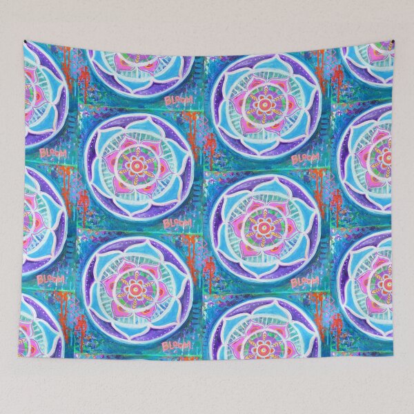 Item preview, Bloom Mandala designed and sold by Kristen Fagan.
