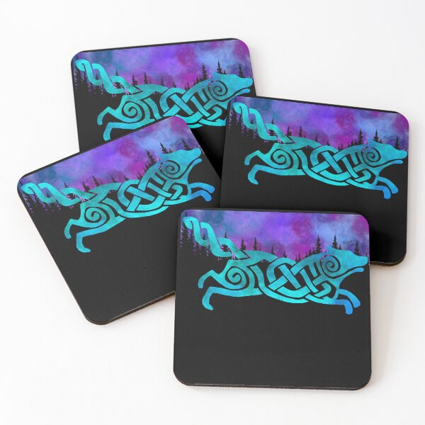Item preview, Playful Galaxy Wolf V1 designed and sold by AutumnJude Rowan.