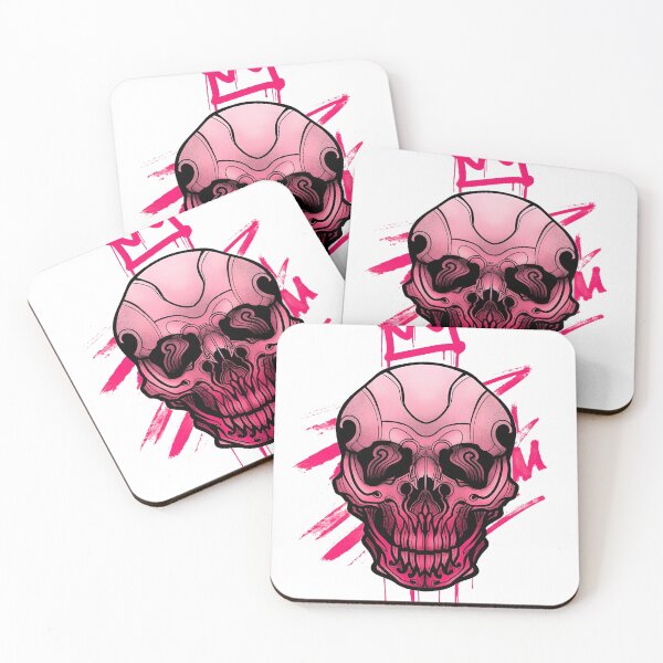 Item preview, pink skrull designed and sold by Gauward.