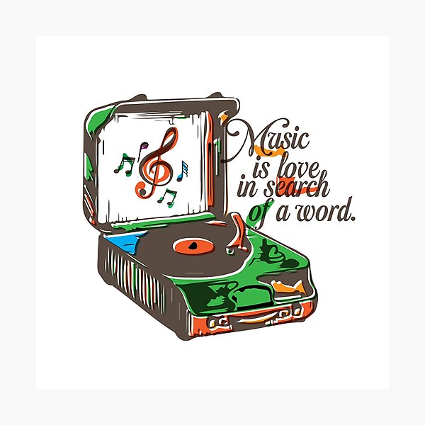 Item preview, Music is love designed and sold by PURNOMATRA.