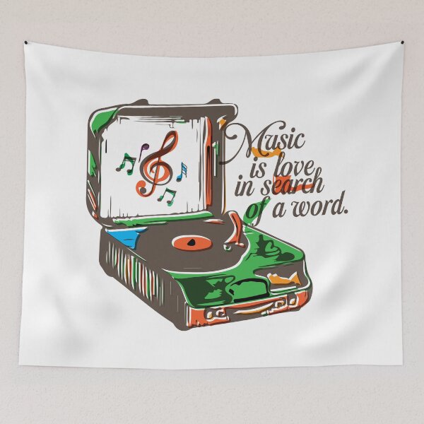 Item preview, Music is love designed and sold by PURNOMATRA.