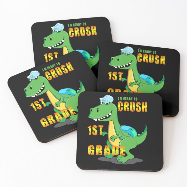 Item preview, Funny I'm Ready To Crush 1st Grade Dinosaur Back To School designed and sold by fatydesignspace.