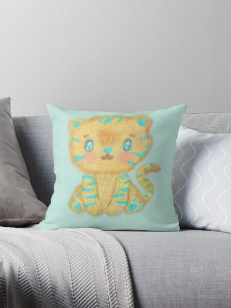 Vista previa del artículo con la obra «lindo gatito azul », diseñado y vendido por Gloria Rivas.