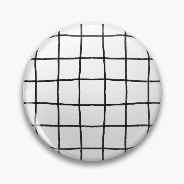 Item preview, Hand Drawn Windowpane Textured Grid (black/white) designed and sold by Design Minds Boutique.