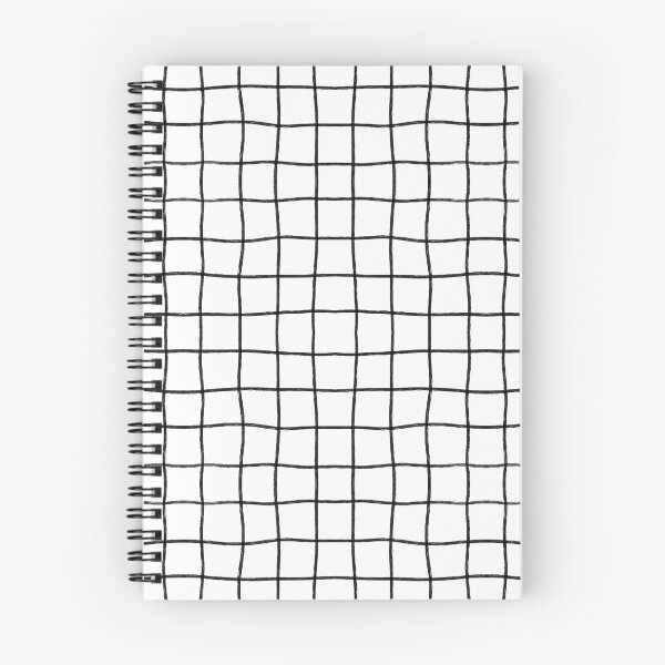 Item preview, Hand Drawn Windowpane Textured Grid (black/white) designed and sold by Design Minds Boutique.