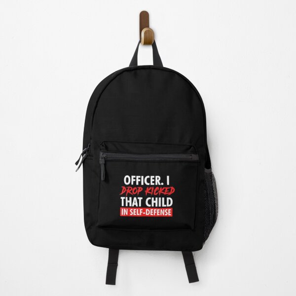 Item preview, Funny Officer I Drop Kicked That Child In Self Defense designed and sold by MESCLOTHIING.