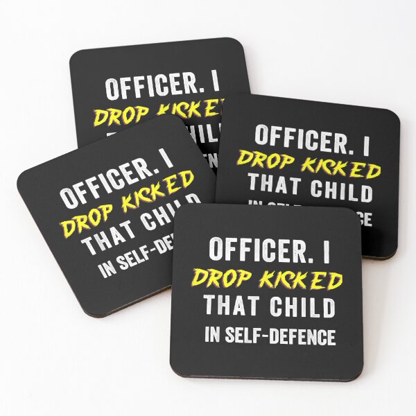 Item preview, Men women Officer I Drop Kicked That Child In Self Defense designed and sold by MESCLOTHIING.