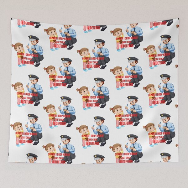 Item preview, officer i drop kicked that child in defense  designed and sold by MESCLOTHIING.