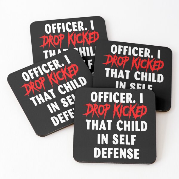 Item preview, Officer I Drop Kicked That Child In Self Defense  designed and sold by MESCLOTHIING.