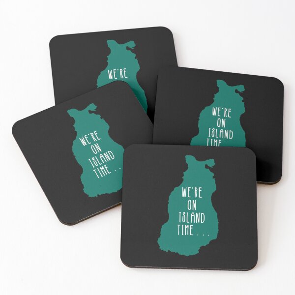 Item preview, Island time, Beaver Island time, Beaver Island green, emerald isle, Beaver Gifts - We're on island time in green designed and sold by smooshfaceutd.
