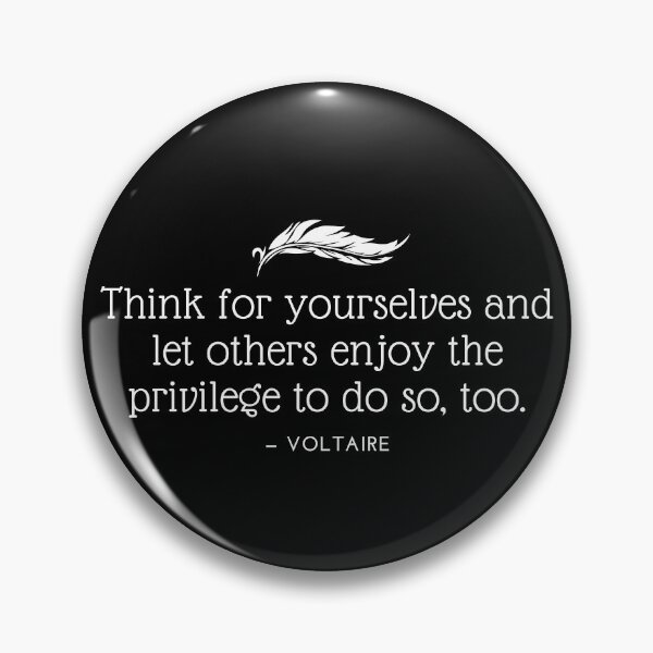 Item preview, Voltaire Thinking designed and sold by NRealm.
