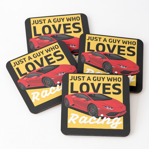 Item preview, Just A Guy Who Loves Racing designed and sold by MudPuppet.
