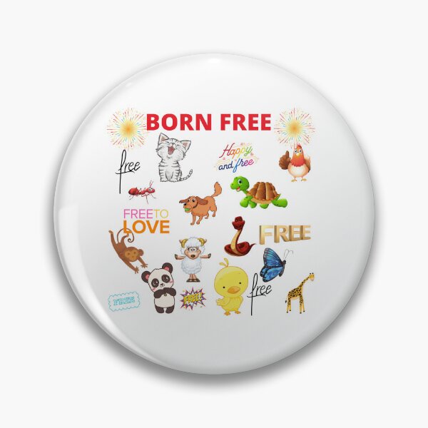 Item preview, Born Free and Happy designed and sold by RonelM.