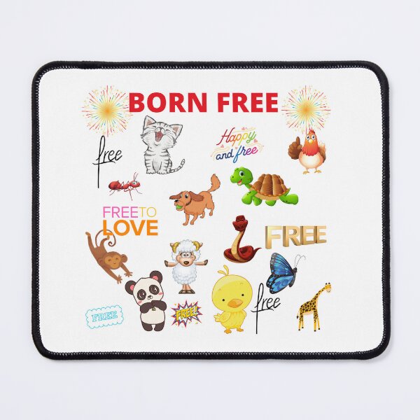 Item preview, Born Free and Happy designed and sold by RonelM.