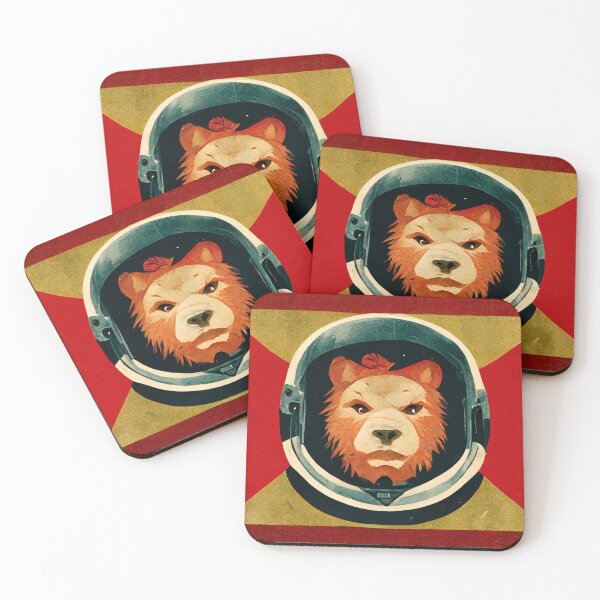 Item preview, Young Male Lion in a Helmet Propaganda Style  designed and sold by laika-et-al.