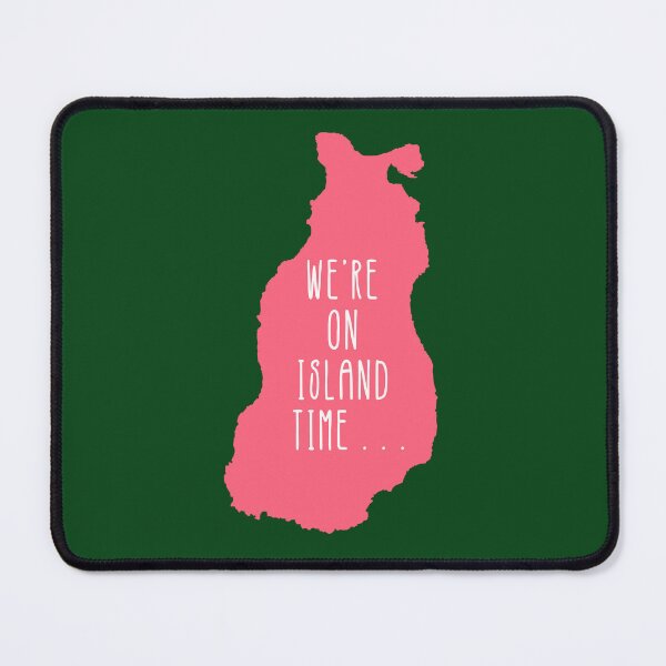 Item preview, Beaver Island time, Beaver Island, Beaver Island green, emerald isle, Beaver Gifts - We're on island time in pink designed and sold by smooshfaceutd.