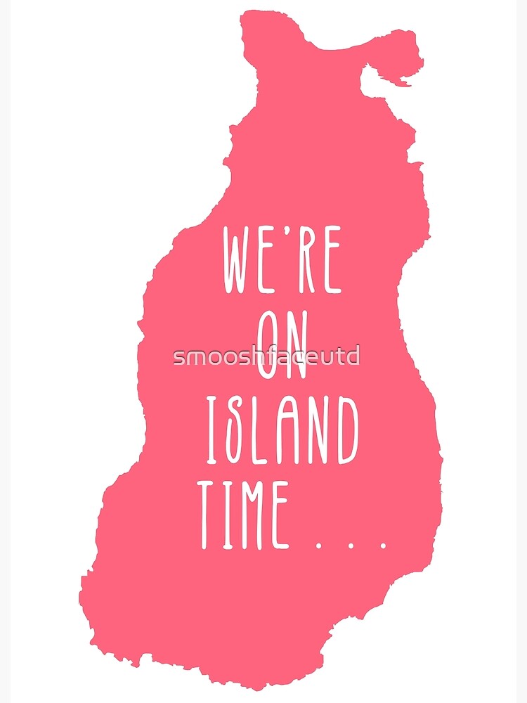 Póster «Beaver Island time, Beaver Island, Beaver Island verde, isla