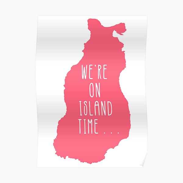 Póster «Beaver Island time, Beaver Island, Beaver Island verde, isla