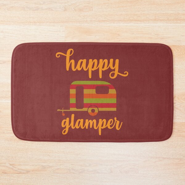 Item preview, Happy Glamper designed and sold by LIENZO Graphics ⭐⭐⭐⭐.