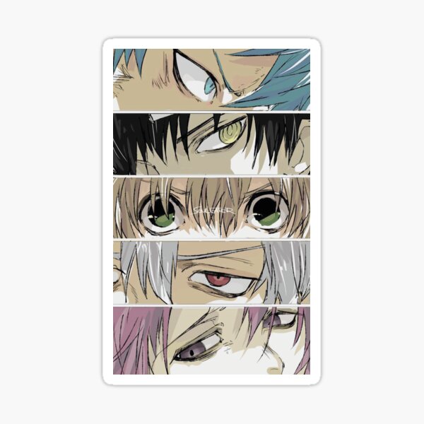 soul eater all characters Sticker for Sale by onlydrawning