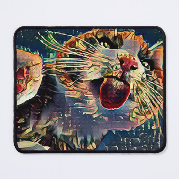 Item preview, Funny Cat Licking Glass designed and sold by CreativeMagi.