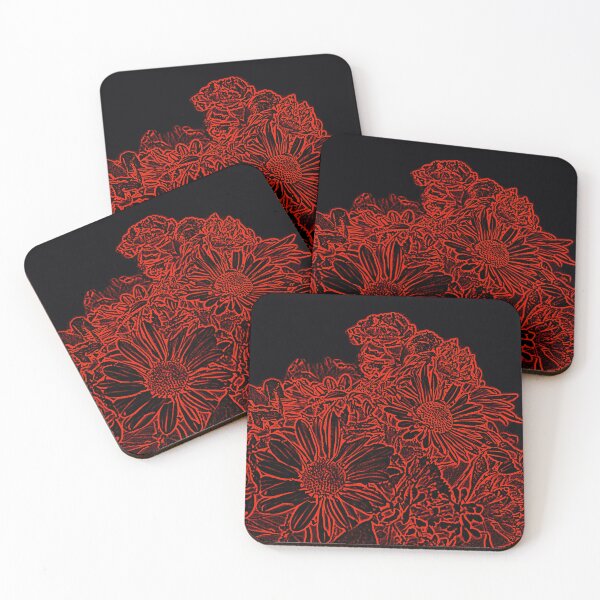 Item preview, Red Daisies in the Abstract designed and sold by William E Lopez.