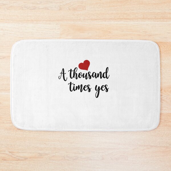 Item preview, A thousand times yes - Tarlos designed and sold by tksrainbow.