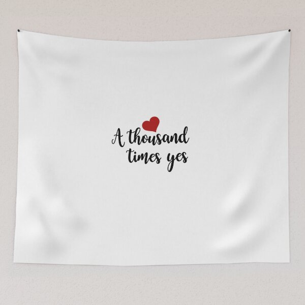 Item preview, A thousand times yes - Tarlos designed and sold by tksrainbow.