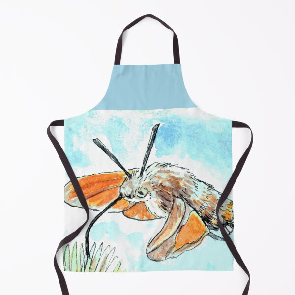 Item preview, Hummingbird Hawk Moth painting designed and sold by Art by Kirsten Sneath.