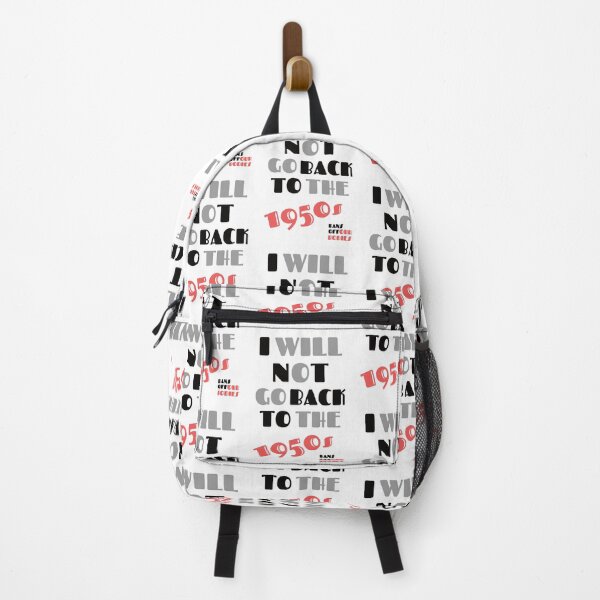 Item preview, I Will Not Go Quitely Back To 1950s - Bans Off Our Body - White designed and sold by zicutza.