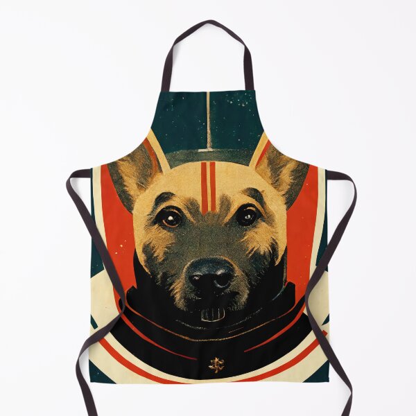 Item preview, German Shepherd Soviet Space Dog Cadet Cosmonaut in Propaganda Style designed and sold by laika-et-al.