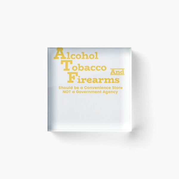 Item preview, Alcohol Tobacco Firearms Convenience Store T-Shirt Funny Gun designed and sold by NakedShirts.