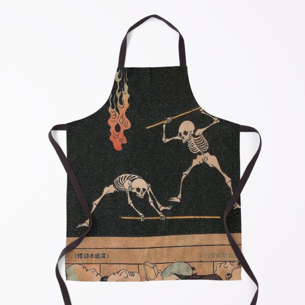 Item preview, Esqueletos de arte japonés actuando en teatro designed and sold by Yumede.