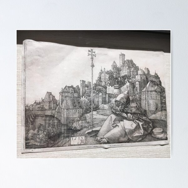 Item preview, St anthony at the city original art of albrecht dürer  designed and sold by Golido.
