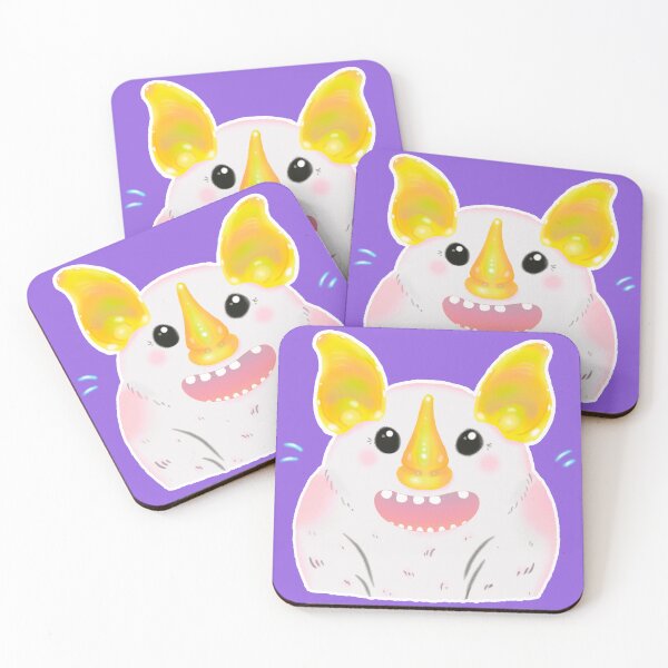 Item preview, Honduran white bat, or Ectophylla alba 5 Pink collection designed and sold by Grobik.