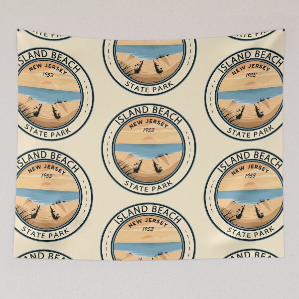 Item preview, Island Beach State Park New Jersey Badge designed and sold by KrisSidDesigns.