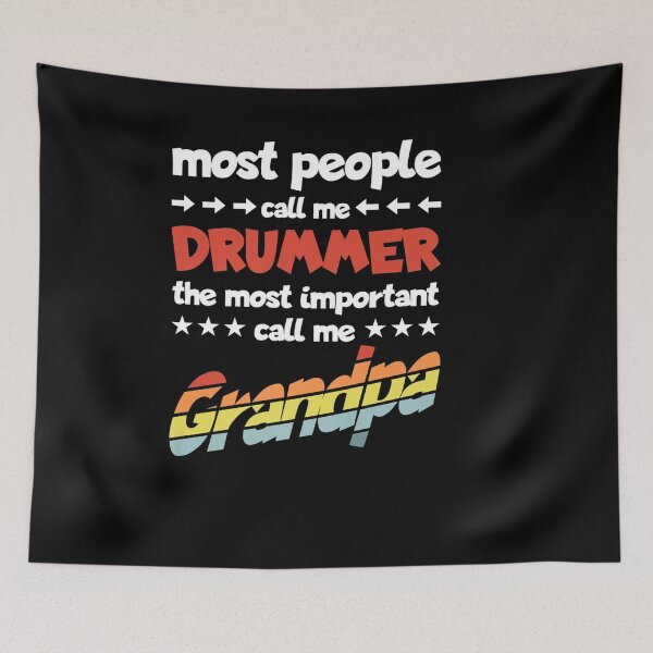 Item preview, MOST PEOPLE CALL ME DRUMMER MOST IMPORTANT GRANDPA designed and sold by sobriowslen.