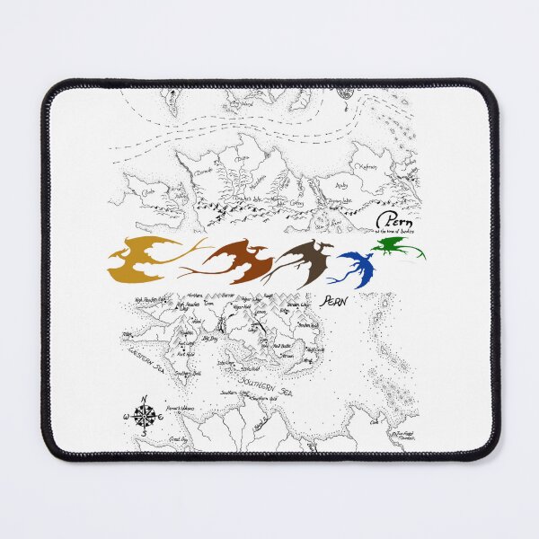 Item preview, Dragonriders of Pern Maps (White Background) designed and sold by doodlesbyCara.