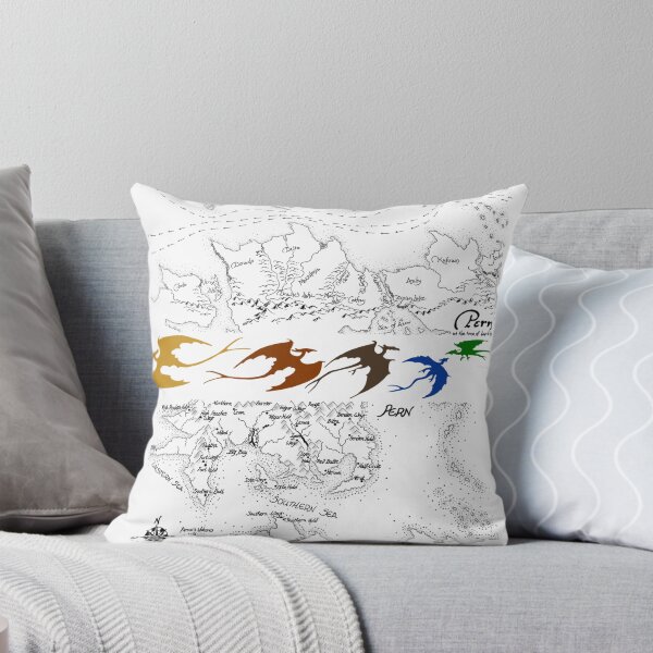 Item preview, Dragonriders of Pern Maps (White Background) designed and sold by doodlesbyCara.