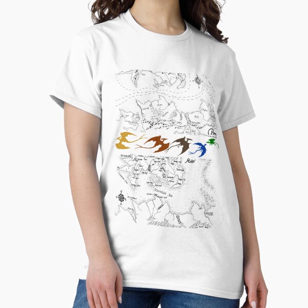 Item preview, Dragonriders of Pern Maps (White Background) designed and sold by doodlesbyCara.