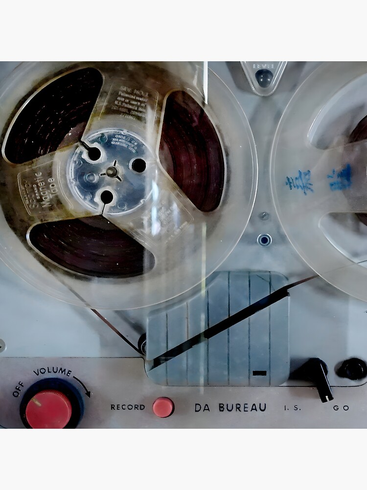 Thumbnail 3 of 3, Sticker, Reel to Reel - Da Bureau Album Cover designed and sold by DaBureauOfMerch.