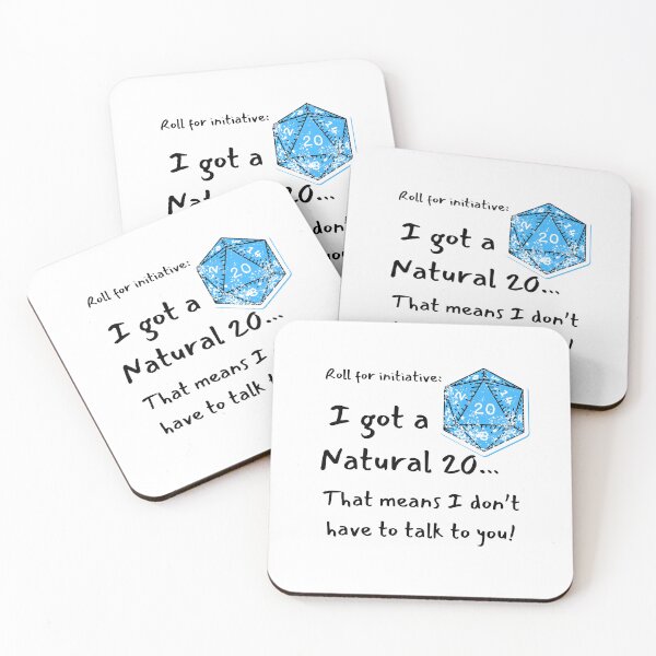 Item preview, Roll for initiative (blue) designed and sold by AmandaxLeigh.