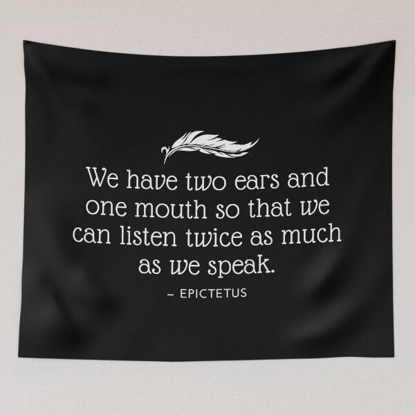 Item preview, Epictetus Two Ears designed and sold by NRealm.