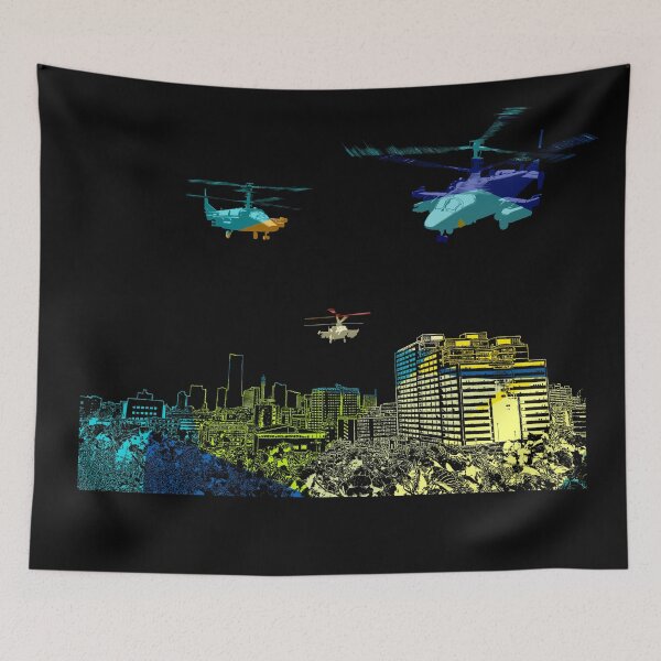Item preview, Helicóptero pop de la ciudad designed and sold by SpacArt.